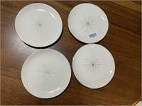 VTG Set of 4 Homer Laughlin Modern Star Plates