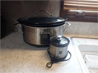 Kenmore Crock Pot 2 pc Set. Untested