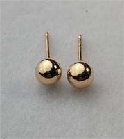 14KT GOLD POST EARRINGS