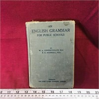 English Grammar For Public Schools Book (1925)