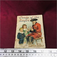 Songs Of The Empire For Little Folks Music Book