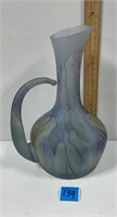 Hand Painted Rueven Art Glass Vase