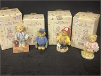 (4) Enesco Cherished Teddies figurines