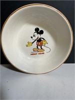 Vintage Walt Disney Mickey Mouse bowl