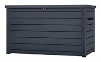 Open Box Keter Wood-Look Outdoor Storage Deck Box