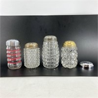 Tray- Clear Glass Sugar Shakers