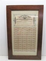 Framed 1864 Confederate States of America $1000
