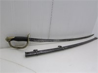 US Model 1860 Cavalry Saber and Scabbard by