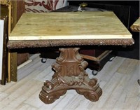 Classically Styled Pedestal Side Table.