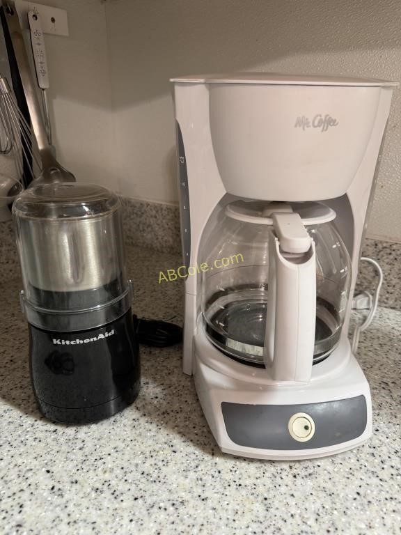 Mr. Coffee 12-cup coffee maker, Kitchen Aid