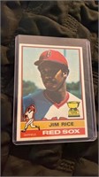 JIM RICE - 1976 Topps Boston Red Sox nice shape