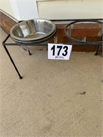 Dog Bowl With Stand(Back Porch)
