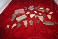 ARTIFACTS ROCKS, ARROW HEADS