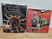 TRAINS & Locomotives Book + Christmas Toy Railways