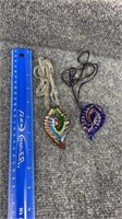 Glass Necklace Pendants
