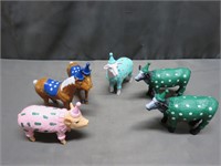 Collection of Farm Animals In Pajamas