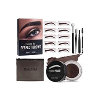 Maki Yika Eyebrow Stamp and Eyebrow Stencil Kit