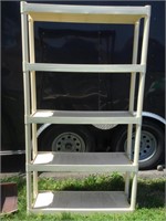 (4) Shelf PVC Shelving Rack