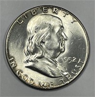 1952 Franklin Half Gem Brilliant Uncirculated