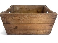 Primitive Wooden Crate with Handles