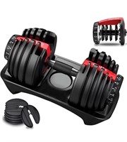 NEW $190 (52.5 Lb) Adjustable Dumbbell