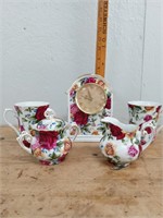 Tea Time Flower set