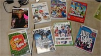 Collection of 7 Nintendo Wii Video Games