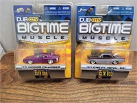 NEW Big Time Muscle 70 Dodge Charger + 67 Chevy