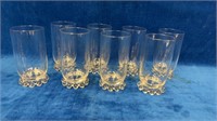 (8) Imperial Candlewick Crystal 9 Oz Tumblers