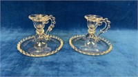 Pr Imperial Candlewick #400/90 Candlesticks