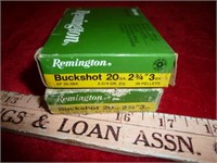 Remington 20ga No. 3 Buck Shot Shells - 9rds