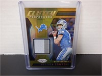 2018 PANINI #CP-MS MATTHEW STAFFORD GAME USED