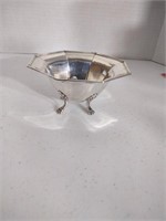 Sterling silver cute as pie claw foot small bowl,