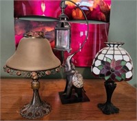 Trio of Candle Lamps