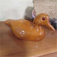 NEIL WHITE - CARVED DUCK DECOY