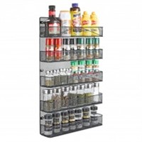 5-Tier Spice Rack Organizer, Hanging Wall Mount