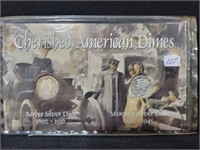 CHERISHED AMERICAN DIMES (2) COIN SET