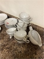 8-12 piece set of dinnerware from Japan