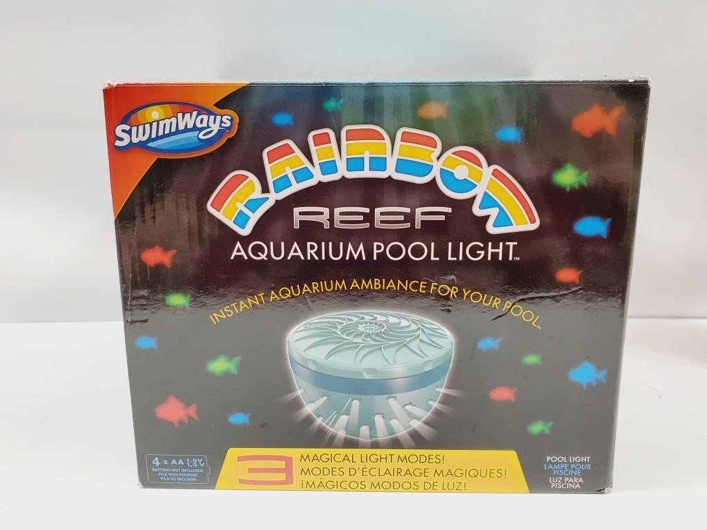 Rainbow Aquarium Pool Light still in Box