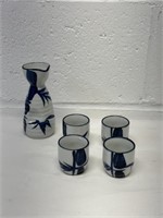 Ceramic Sake set (5pcs)-WB