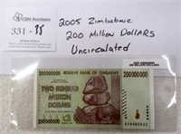 2005 Zimbabwe 200 Million Dollars