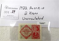 1922 Austria 2 Krone