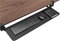 36' Keyboard Tray  Adjustable  Black