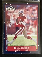 1991 FLEER NFL FOOTBALL "JOE MONTANA" NO. 108 PI