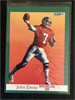 1991 FLEER NFL FOOTBALL "JOHN ELWAY" NO. 45 PICT