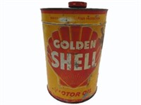 GOLDEN SHELL MOTOR OIL 1 GALLON CAN