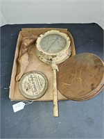 Hydronomatic gauge antique film reels