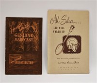 BOOKS MAHOGANY & SILVER