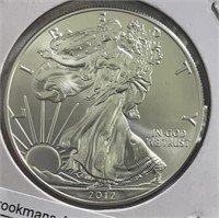 2012 American Eagle Silver GEM BU