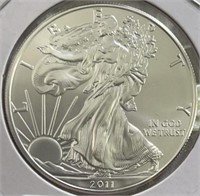 2011 American Eagle Silver GEM BU